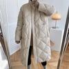 Winter Coat Long Women Stand-up Collar Oversized Parka Jacket