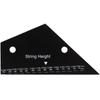 Guitar String Spacing & Neck Curvature Ruler for Folk, Classical, Electric, and Bass Guitar