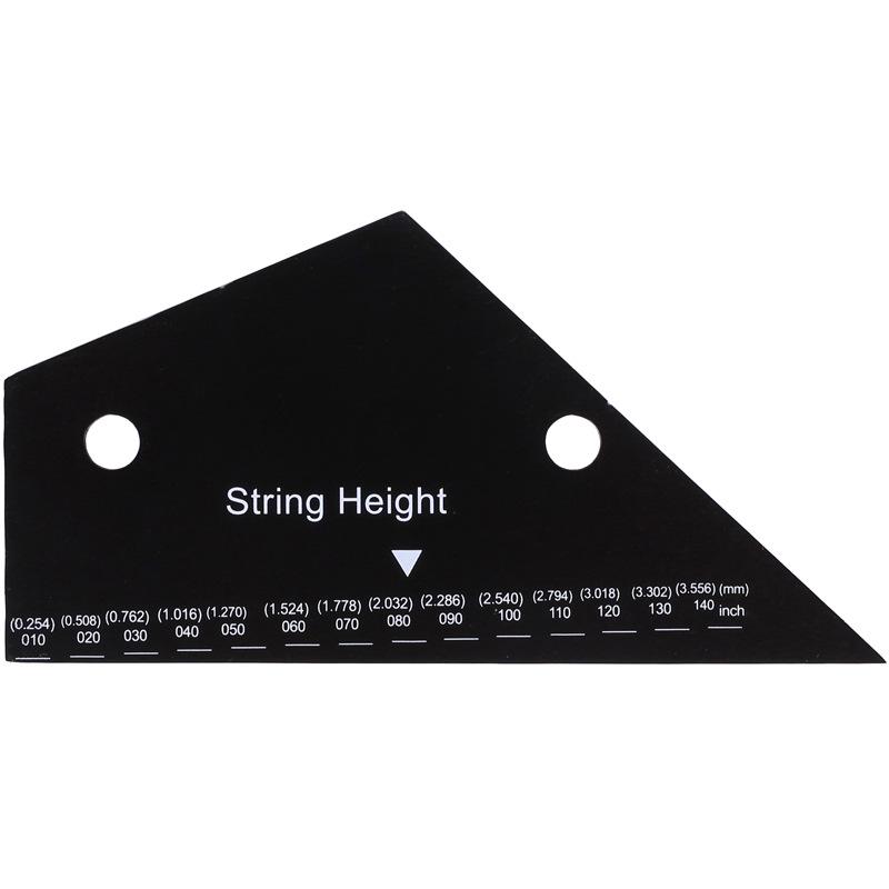 Guitar String Spacing & Neck Curvature Ruler for Folk, Classical, Electric, and Bass Guitar