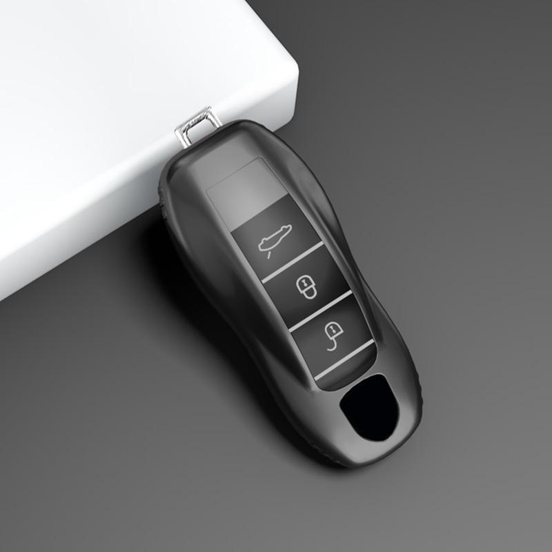 Чехол для дистанционного ключа автомобиля из ТПУ, защитный чехол для брелока Porsche Cayenne Panamera Macan 911 958 Lepin 718 996 971 9YA 986 Boxster