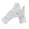 Nylon Formal Tuxedo Gloves - Guard Parade Gloves for Men and Women, White Cotton Marching Band Dress Gloves 1 Pair
