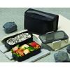 Skater Antibacterial Dishwasher Safe 2 Tier Fluffy Lunch Box Black 850ml Fluffy Dome Lid Comes with Cooling Bag Made in Japan KCPFLW9AG_573422