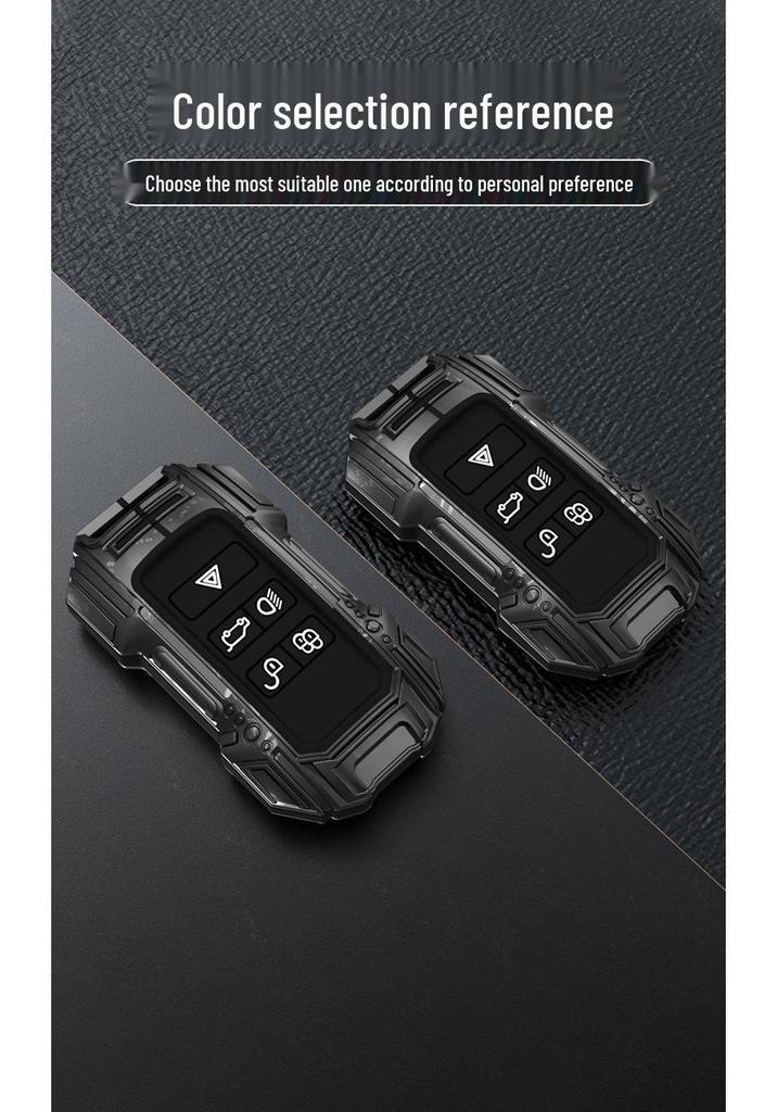 Совместимо с чехлом для ключей 2021 Range Rover Evoque/Jaguar: Discovery 5, Velar, Версия Sport - Чехол-брелок Car Star Pulse