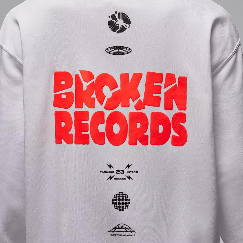 Jordan Мужская толстовка с круглым вырезом из флиса Brooklyn, с длинным рукавом, sweatshirt IQ2981-100