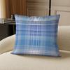 Throw Pillow Cover Colorful Plaid Pattern Pillow Cover 18x18 Inch