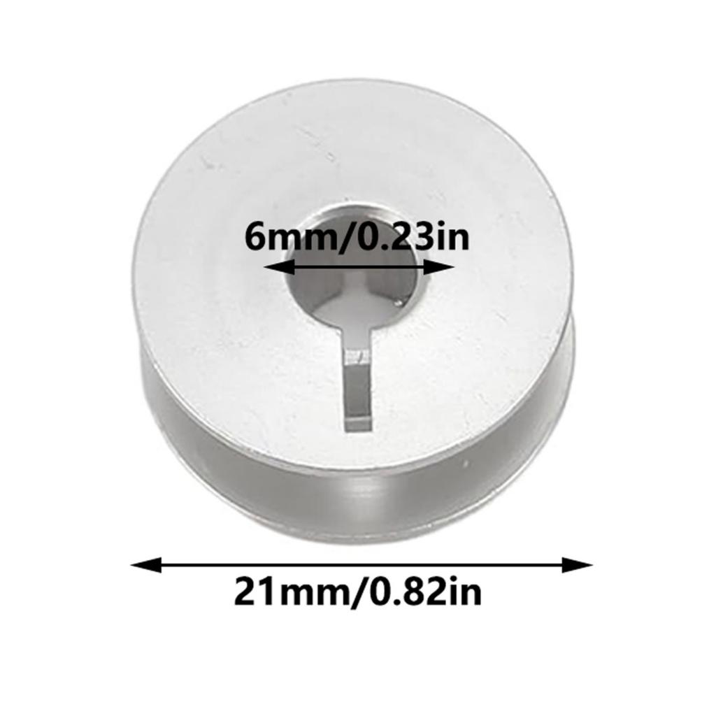 100 штук Алюминиевые шпульки Катушка ролик для швейной машины Деталь для шитья и пошива для промышленных швейных машин