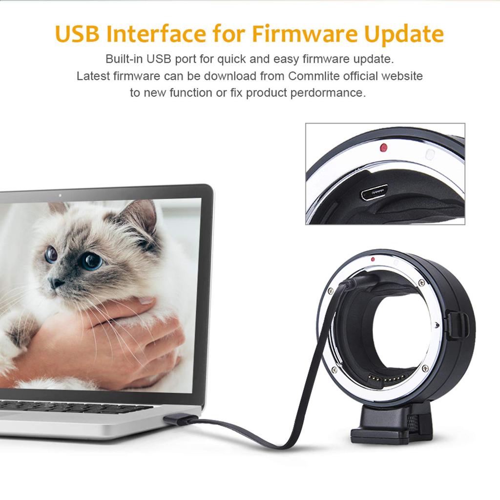 COMMLITE EF Mount Lens Nikon Z Mount Mount Adapter with Electronic Contact CM-EF-NZ (Canon Conversion) CM-EF-NZ