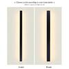 LED Lighting Wall Lamp IP65 Garden AC Long Wall Light Outdoor Waterproof Modern Long Strip 85-256v OutdoorDecoration