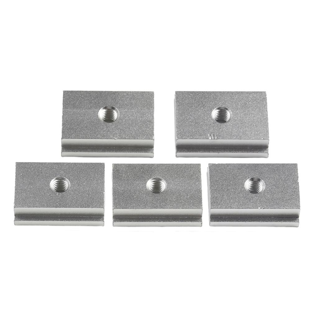 1.18x0.91x0.315 дюйма Слайдер для Т-паза Инструмент для деревообработки Крепеж Гайка для Т-паза M6/M8 30*23*8мм Алюминиевый сплав Высокое качество