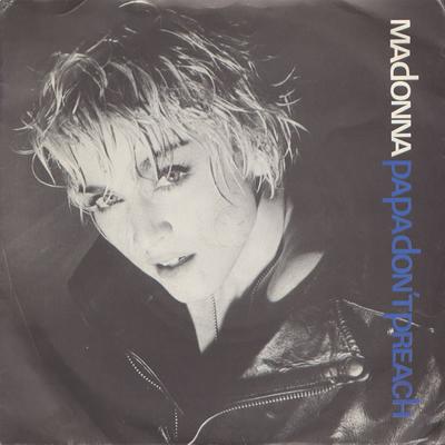 7-дюймовая пластинка MADONNA - Papa Don't Preach W8636 Sire 1986 UK Танцевальная и Электронная Б/У