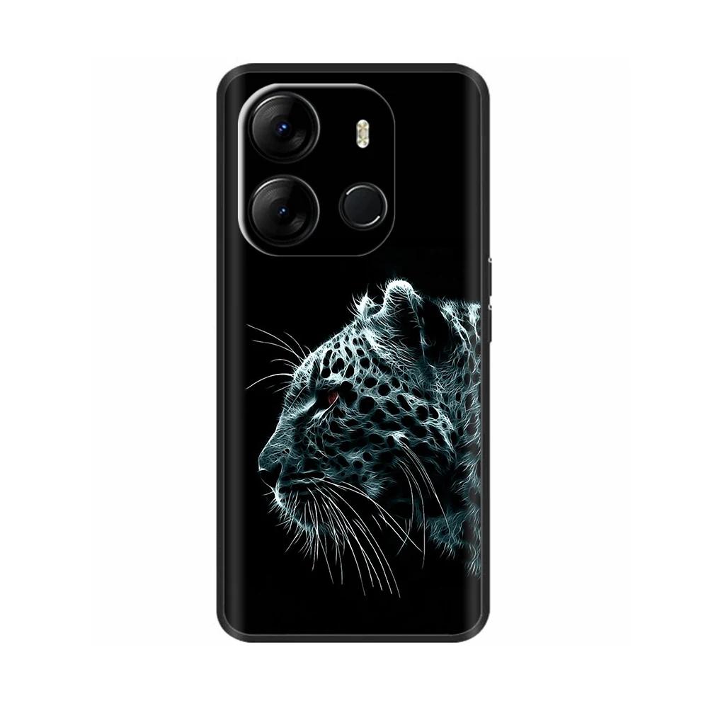 Для чехла Spark Go 2023 Мягкий черный силиконовый бампер-крышка Для Tecno Spark Go 2023 BF7n Чехол Capa Защитный чехол для мобильного телефона Etui