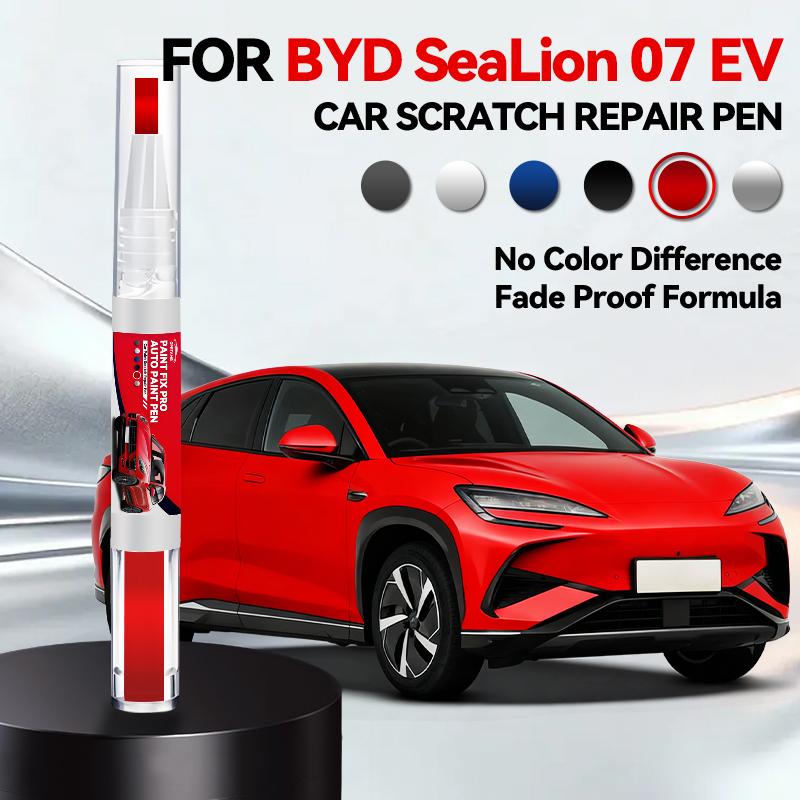 Для BYD Sea Lion 07 EV 2023-2025 D49 Ремонтный маркер для краски Подкраска Удаление царапин DIY Автоаксессуары Черный Белый Серый Фиолетовый