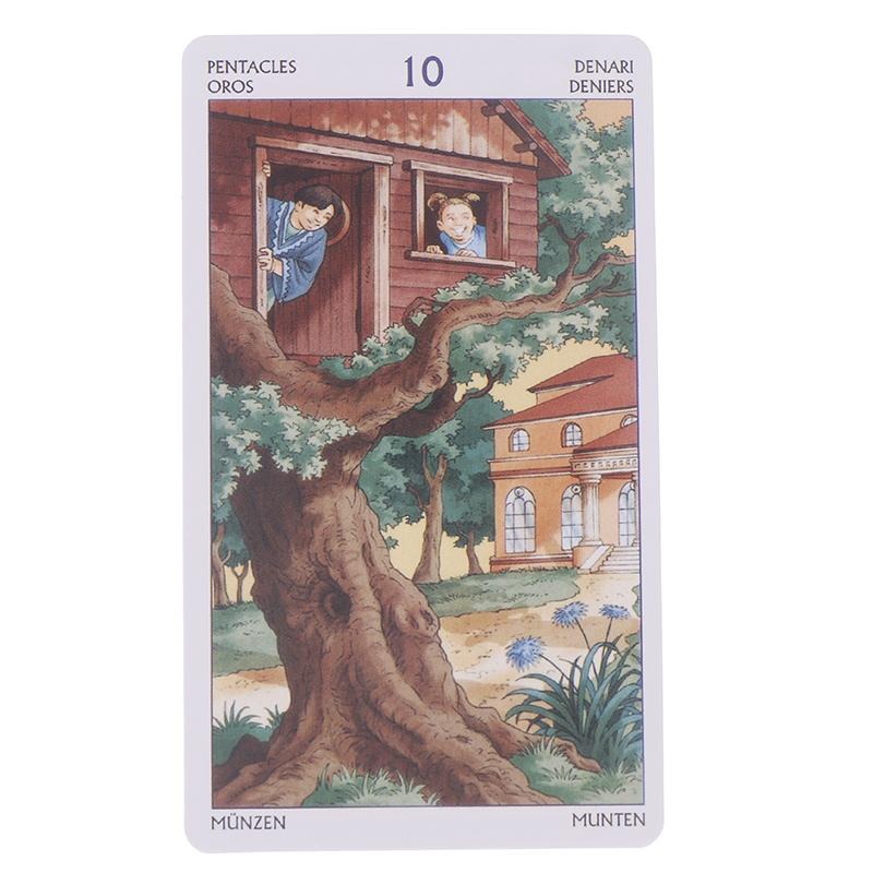 Tarot Of The 78 Doors Oracle Card Tarot Cards English Version Blue Edge Family Party Board Game