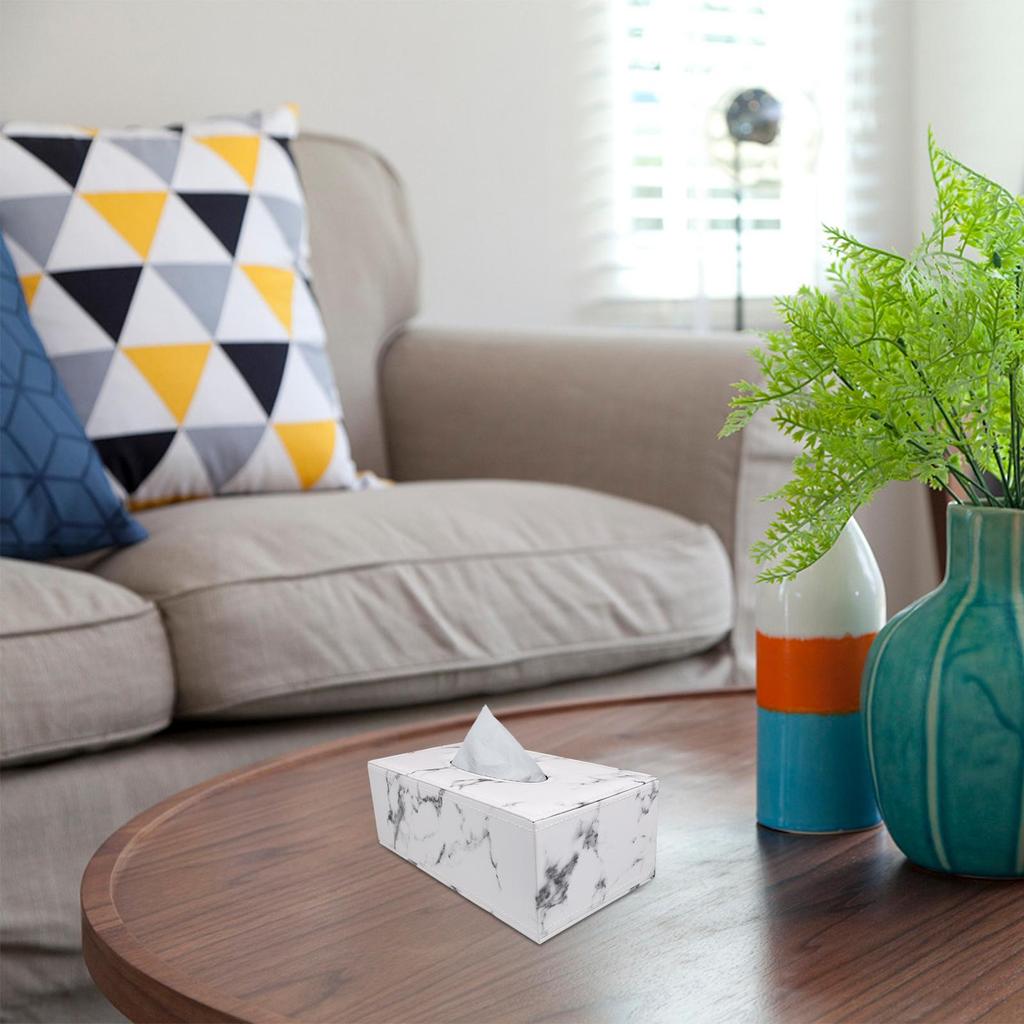 Мраморная коробка для салфеток, держатель для салфеток, контейнер для бумажных полотенец, автоматический диспенсер