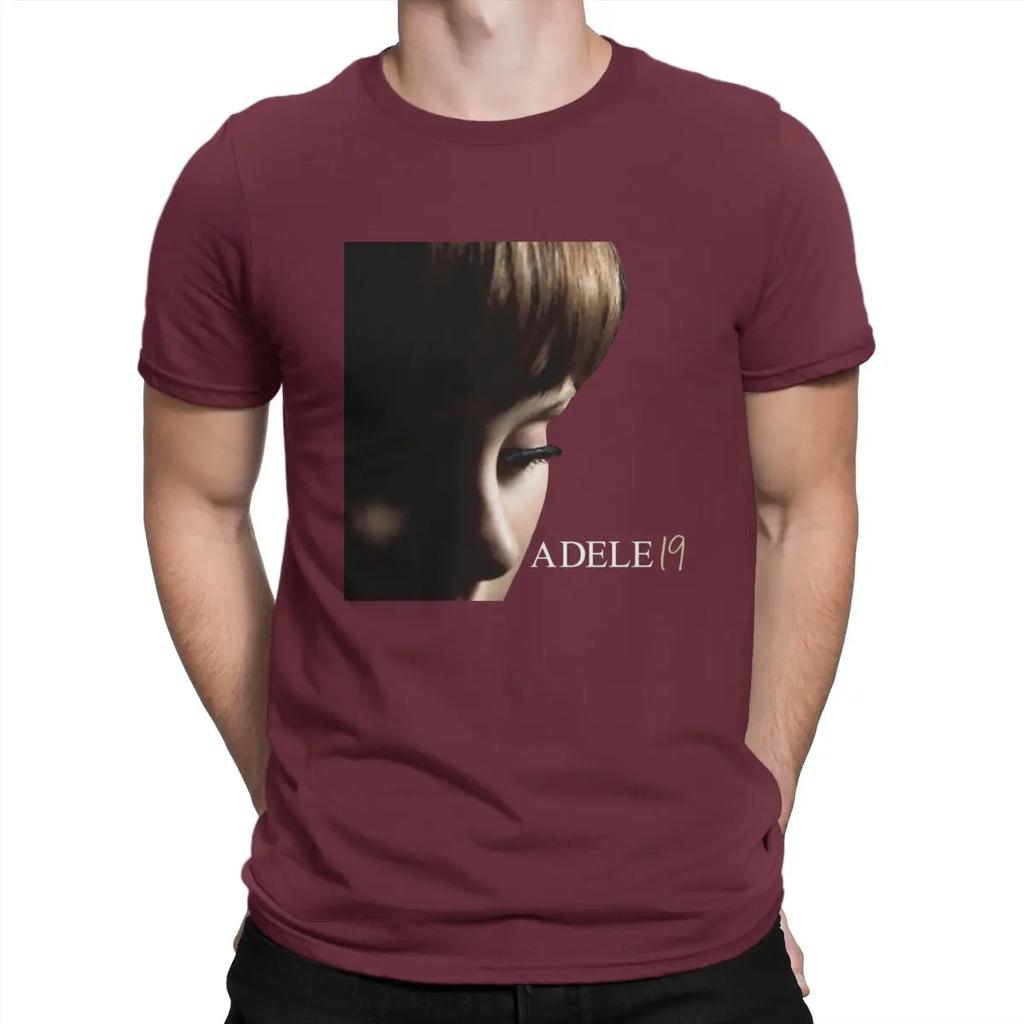 Fan Men T Shirts A-Adele Singer Cool Tee Shirt Short Sleeve Crew Neck T-Shirts Pure Cotton Gift Idea Clothing