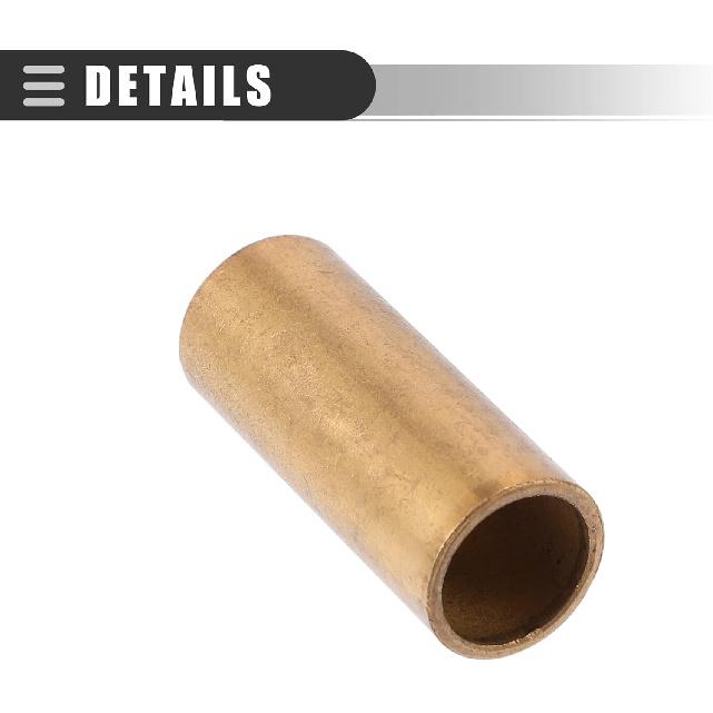 Motoforti Universal Leaf Spring Bushing Kit, 9/16" x 11/16" x 1-3/4", Wear Resistant, Bronze, Brass Tone, 4 Pcs