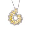Jewelry Set S111 Silver Needle Earrings European and American Simulation Jewelry Accessories Set Golden Diamond Necklace Zircon Ring