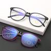 Spring Hinge Blue Light Blocking Reading Glasses Progressive Multifocus Glasses for Women & Men