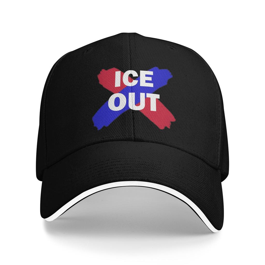 New Arrival Baseball Caps ice Out Anti Ice Minneapolis Abolish Ice For Unisex WomenTrucker Hats Retro Snapback Cap Adjustable Fit