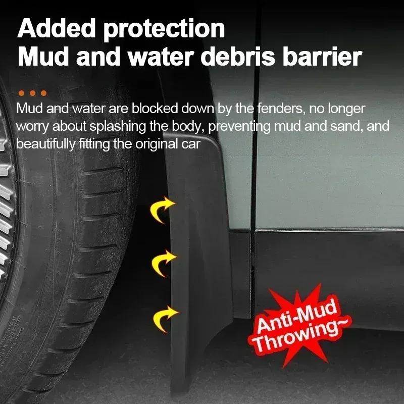 For BMW IX Sport I20 ~2025 2024 4PCS Car Mudflaps Front Rear Fender Wheel Cover Guard Mudguard Splash Guard Accessories