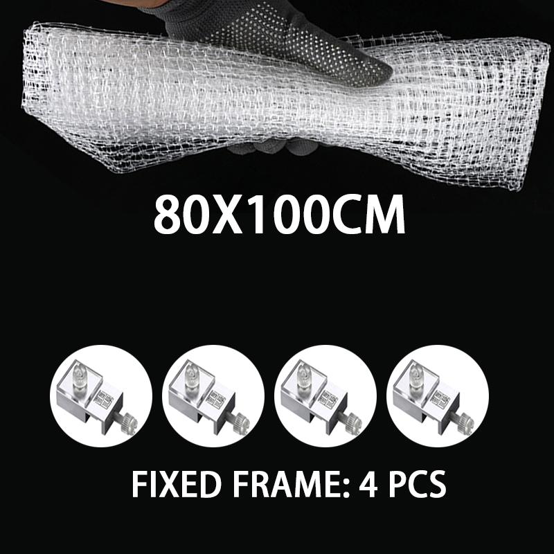 ZRDR DIY Aquarium anti jump net invisible net transparent net fish tank anti jump net anti escape replacement net