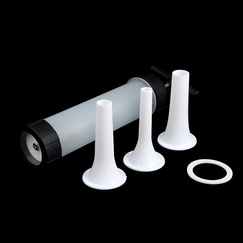 Машина для начинки мяса, колбасная машина, набивка, ручной пресс, 3 насадки, воронка