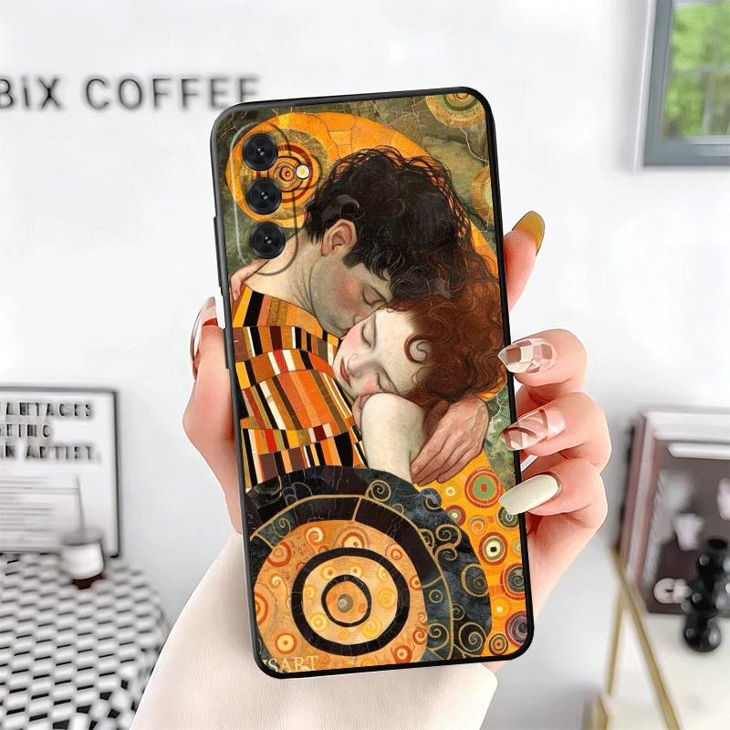 Поцелуй Густава Климта Мягкий чехол для телефона Samsung A17 A37 A57 A16 A26 A36 A56 A15 A25 A35 A55 A14 A24 A34 A54 A13 A23 A33 A53