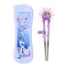 Lilpang Frozen 2 Snow Wing Stainless Steel Chopsticks + Case Set FRO6001, Mixed Colors, 1 Set