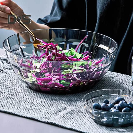 Салатница Экологически чистая пластиковая салатница для закусок большой емкости