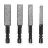 4 Pcs Diamond Drill Bit Set Versatile Hex Shank Hole Saw 6 8 10 12mm for Porcelain Ceramic Glass