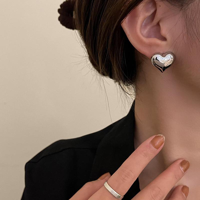 Серьги-кольца из серебра 925 пробы, винтажные, золотистые, для женщин, модные украшения, гипоаллергенные, подарок на вечеринку