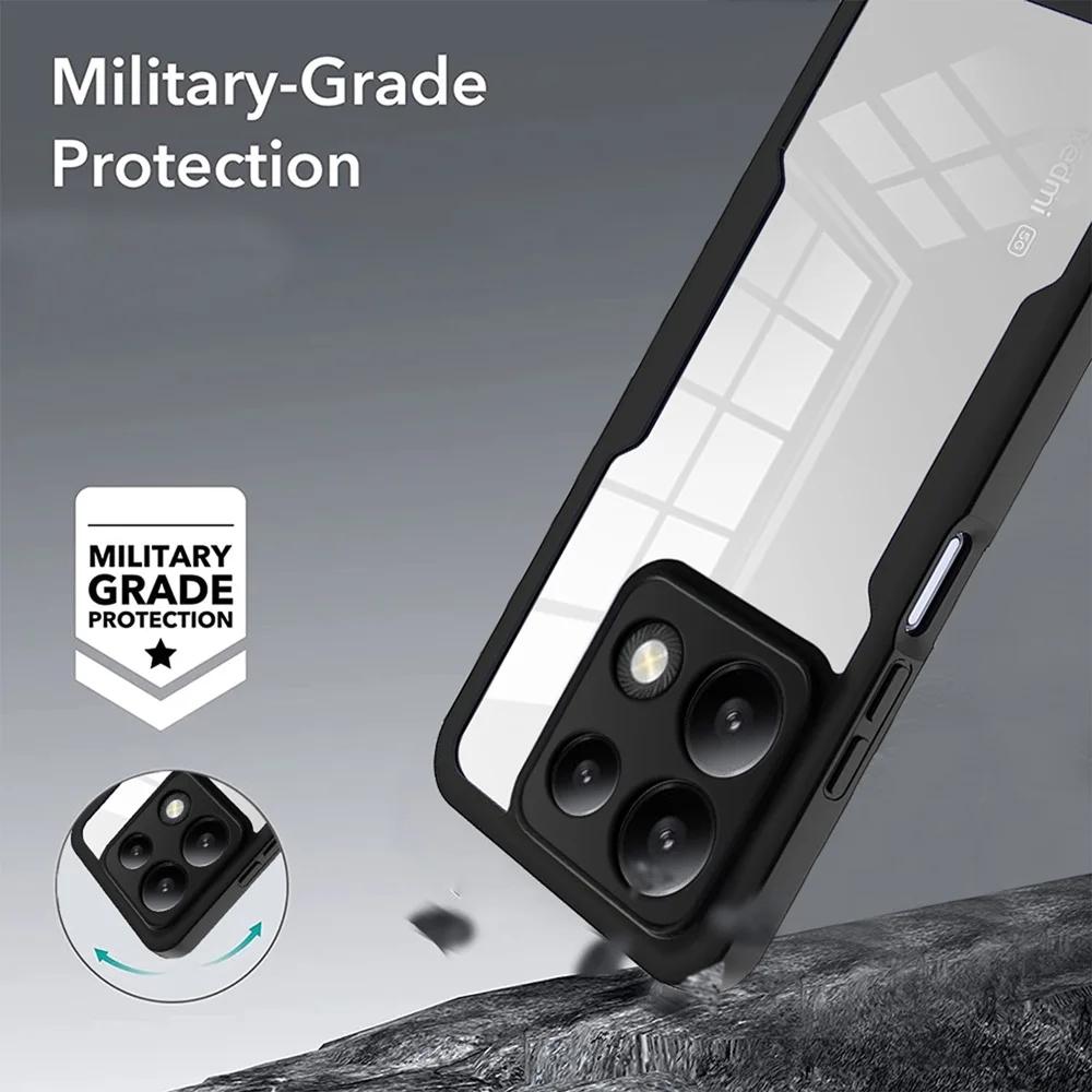 360 Полный Защитный Чехол Для Xiaomi Redmi Note 13 Pro Plus 12 11 Pro 5G 12S 10 Redmi 13C 12C 10C Силиконовый Прозрачный Чехол Для Телефона