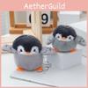 Grey Soft Cute Penguin Plush Toy Keychain With Pp Cotton For Bags Students And