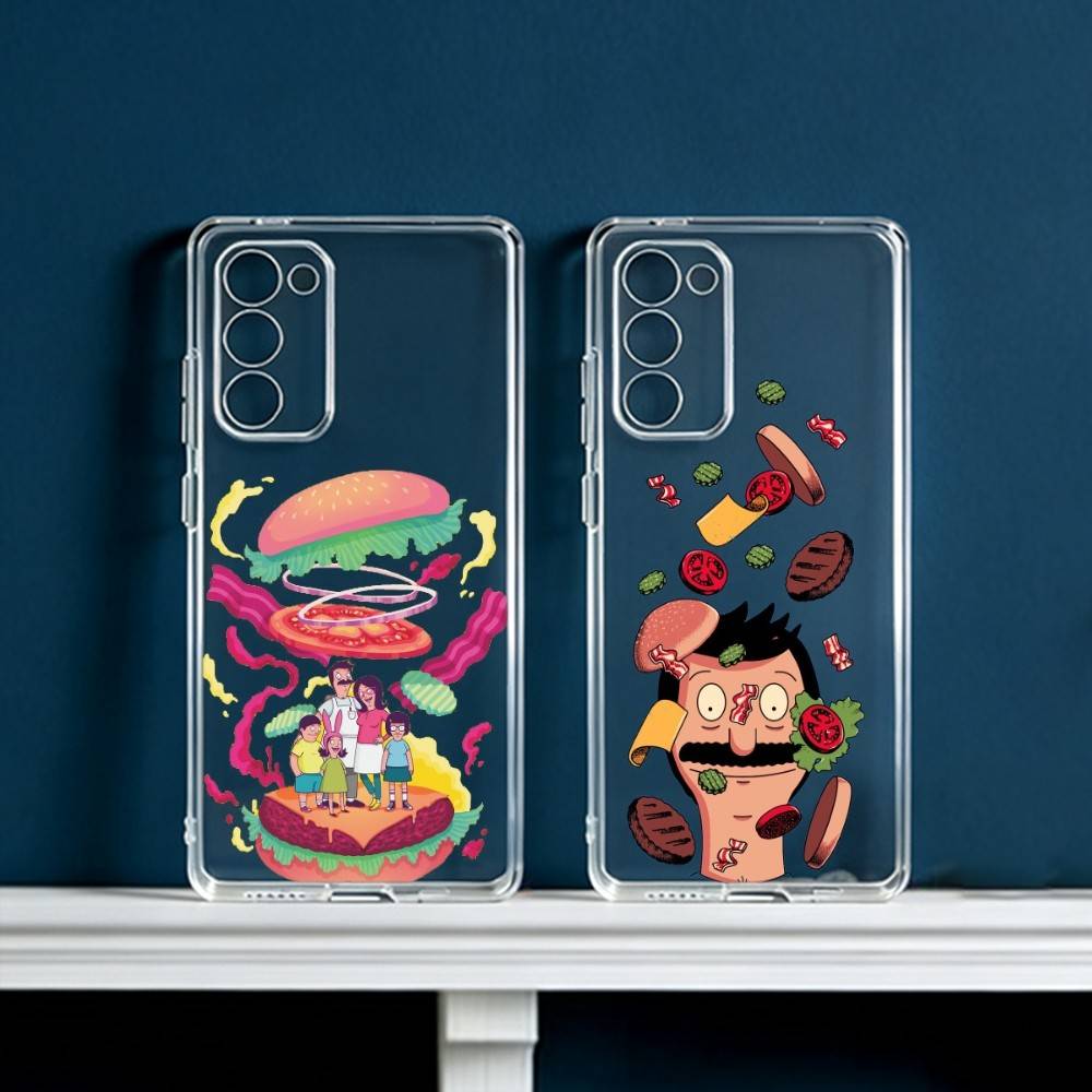 Чехол для телефона B-Bob's B-Burgers-RS для Samsung Galaxy S24 S25 S23 S22 S21 Plus S24 S25 Прозрачный чехол
