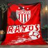 1PC Football Crest Heartbeat Printed Soft Flannel Blanket Throw for Adult Bedroom Living Room Sofa Camping Travel Fan gifts Christmas Gifts