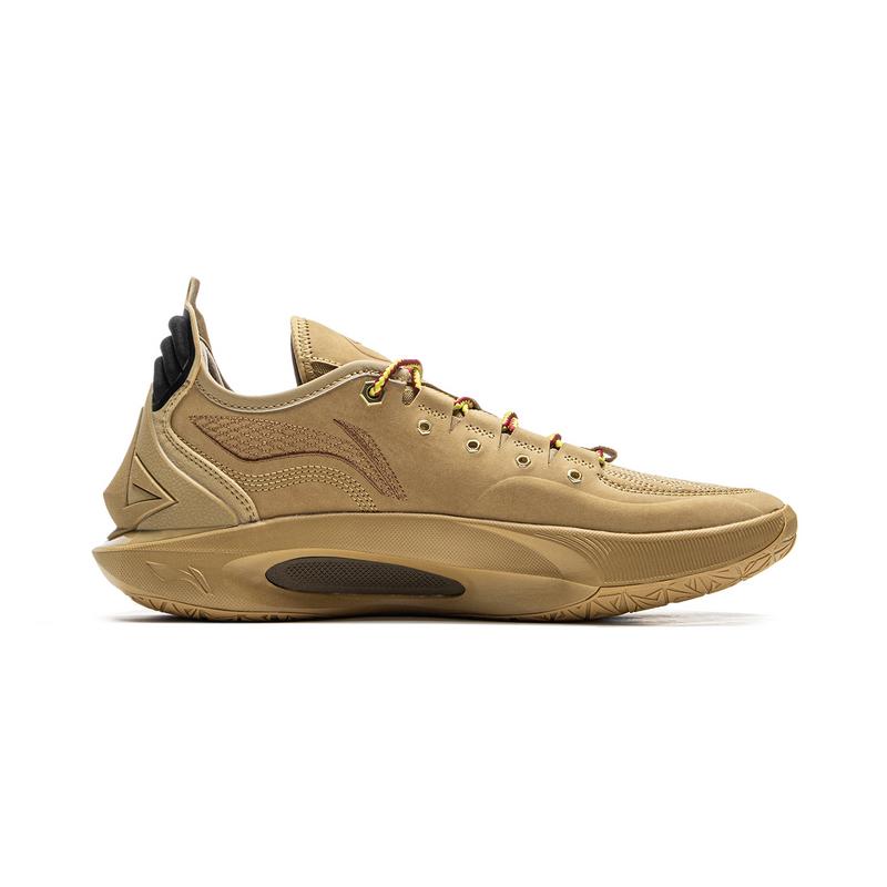 Li Ning JB3 Амортизация Скользкие Устойчивые к истиранию Покрытие Защита от переворачивания Низкие Баскетбольные кроссовки Мужские Льняные ABAU107-6