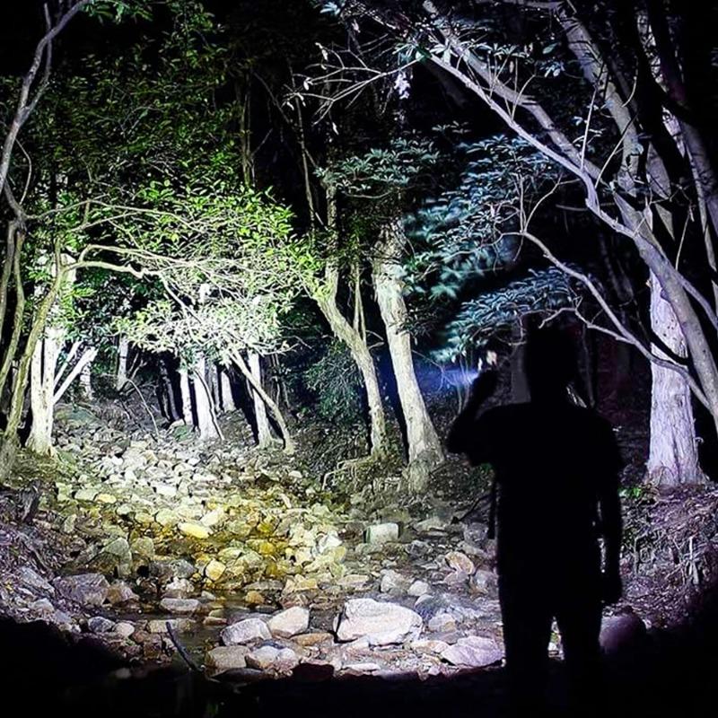 4000LM мощный светодиодный рабочий фонарь ручной фонарик с высоким люменом перезаряжаемый светодиодный прожектор водонепроницаемый рабочий фонарь кемпинговый фонарь прожектор