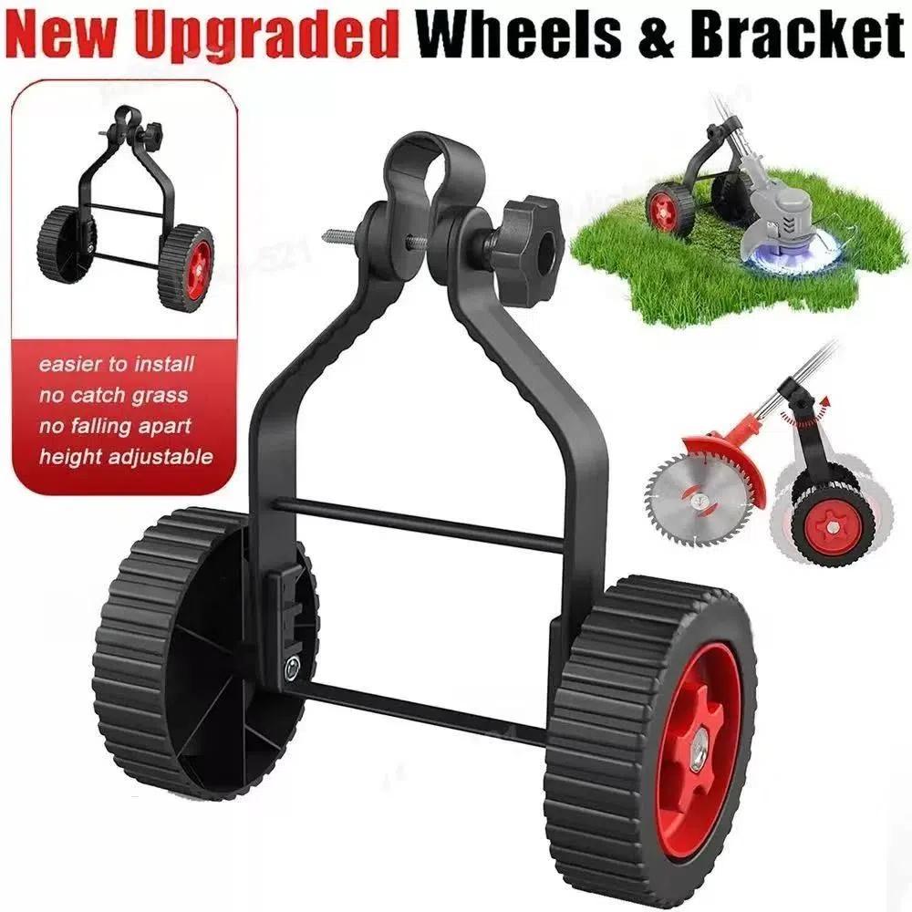 Adjustable Mower Auxiliary Wheels Universal Mower Wheel Attachment Mowing The Lawn