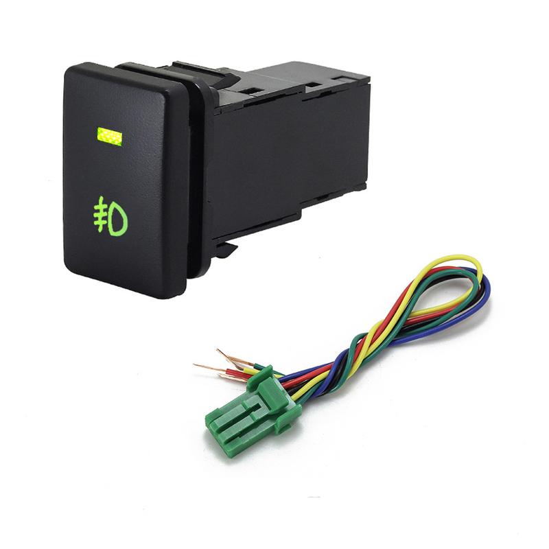LED Dual Fog Light Switch Radar Parking Sensor Power Headlight Control Button for Suzuki Jimny - ignis Spacia Speedwings