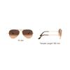 Солнцезащитные очки Ray-Ban Aviator с двойной оправой Унисекс Очки Бронзовые RB3025-9001A5