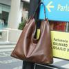 Women's Bag Tanned Cow Leather Popular Large Volume Genuine Leather Texture Tote Bag Everything Shoulder Underarm Bag