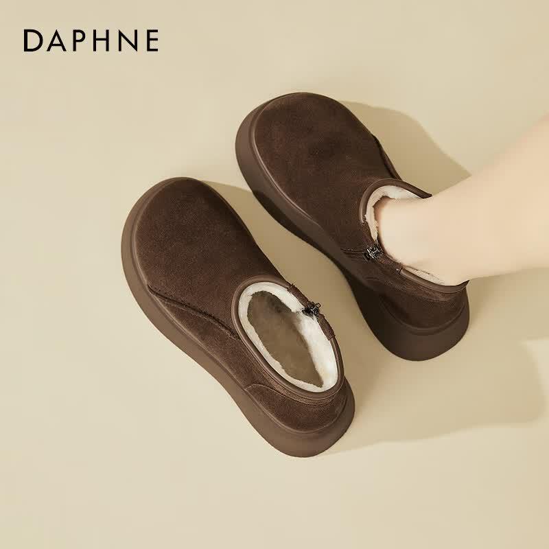 Женские зимние ботинки на платформе с меховой подкладкой DAPHNE