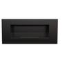 Wall Mounted Bioethanol Fireplace DELTA 2 Black with Glazing TÜV