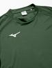 Mizuno P2MA8025 Soccer Field Slim Game and Practice Size Small Men's Shirt, One-Point Design, Moisture-Wicking, Quick-Drying, Fit, Wear, 33, Green,