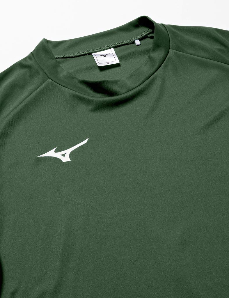 Mizuno P2MA8025 Soccer Field Slim Game and Practice Size Small Men's Shirt, One-Point Design, Moisture-Wicking, Quick-Drying, Fit, Wear, 33, Green,