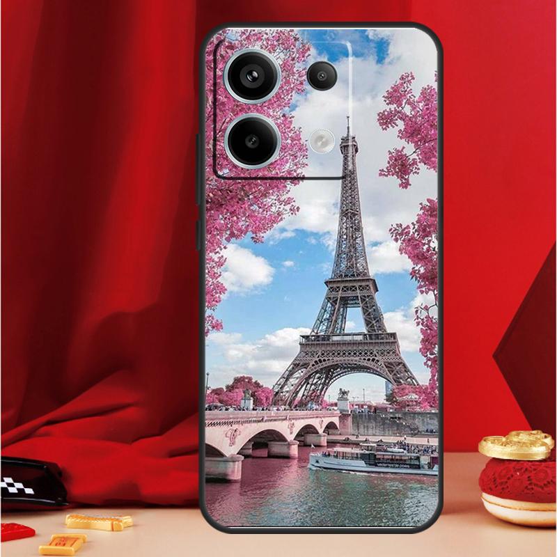 Чехол Франция Париж Эйфелева башня для Xiaomi Redmi Note 11 12 13 Pro 8 9 10 Note 12S 11S 10S 9S Redmi 13C 10C 12C