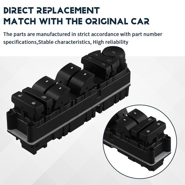 20877337AA is the driver's side power window switch for a Cadillac GMC made on July 14, 2007.