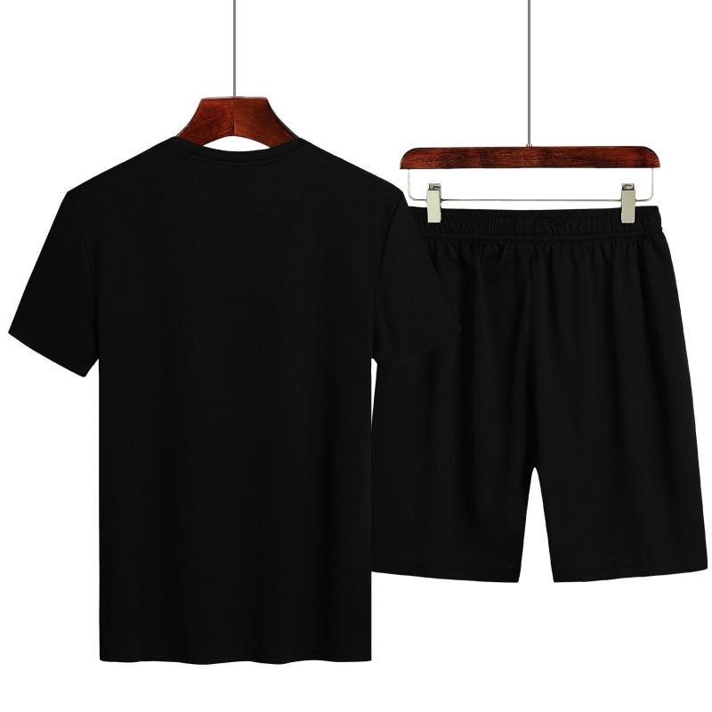 Mens Tracksuit Sportwear Set Casual Running Fitness Two -Piece Set