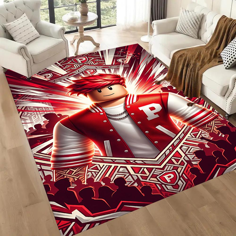 Roblox 397 Floor Mat Suitable for Entryway Playrooms Dormitory Hallway Anti-slip Rug Anime Office Decor Gift for Festivals