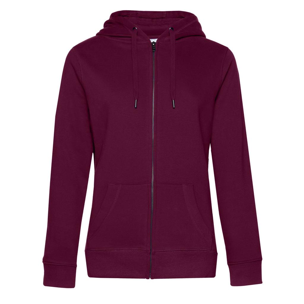 B&C Womens/Ladies Queen Zipped Hoodie